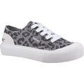 Rocket Dog Jazzin Plus Ames Baumwoll-Damengraue Sneakers