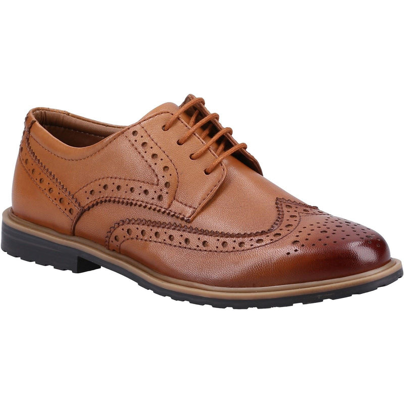 Hush Puppies Verity Leder Damen Tan Brogues Schuhe