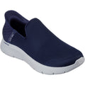 Skechers Go Walk Flex No Hands Synthetik Herren Sneaker In Marineblau