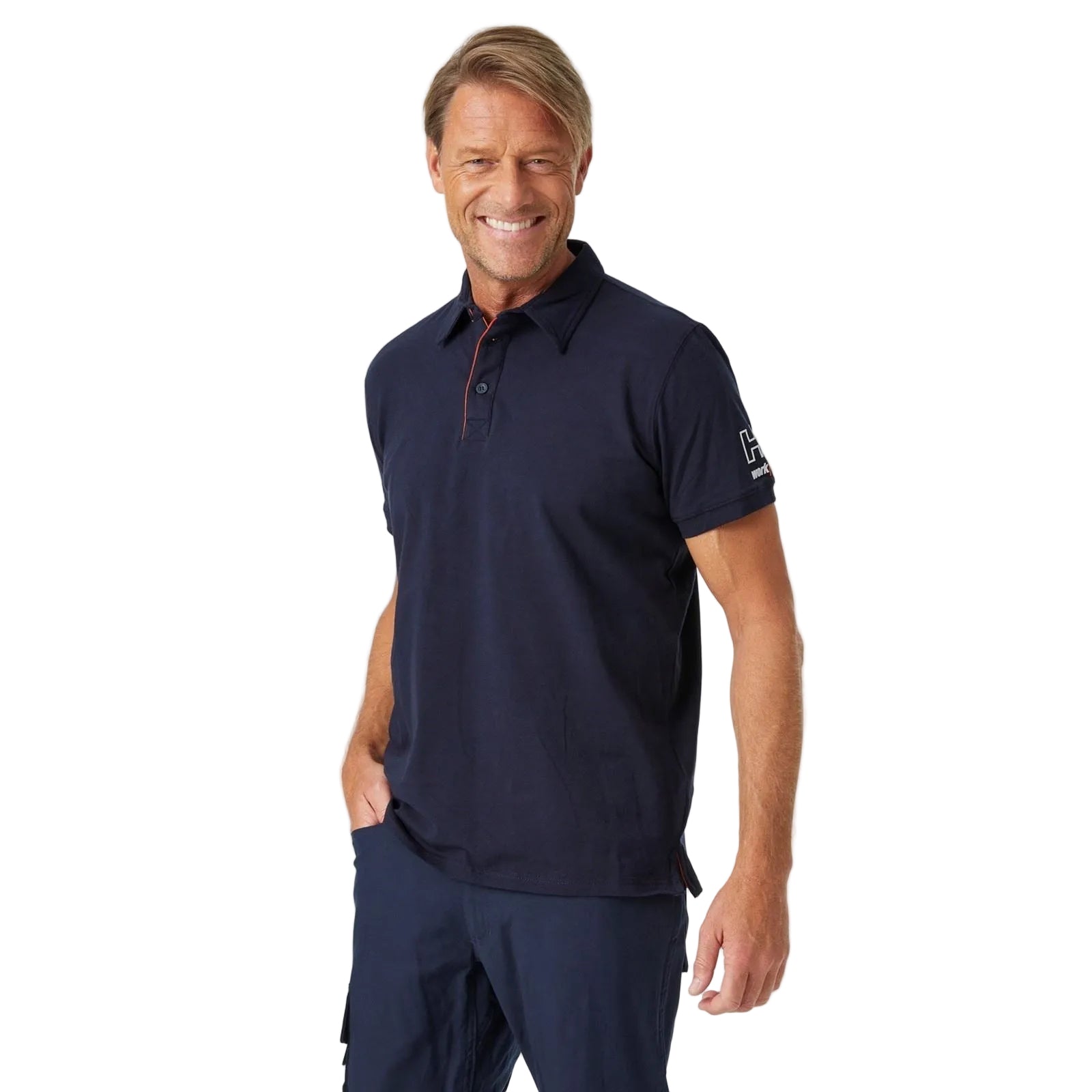Helly Hansen Workwear Kensington Baumwoll Polohemd Für Männer In Blau