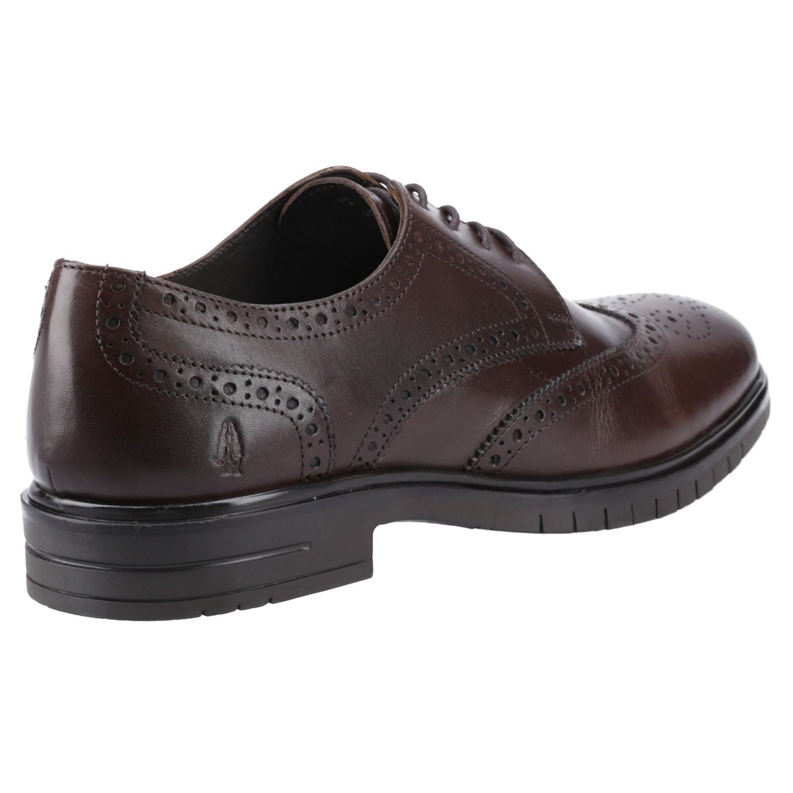 Hush Puppies Santiago Herren Brogues Schuhe Aus Braunem Leder