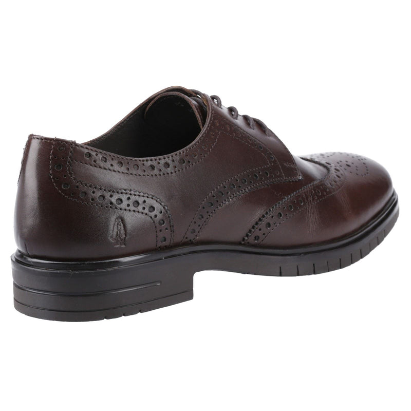 Hush Puppies Santiago Herren Brogues Schuhe Aus Braunem Leder