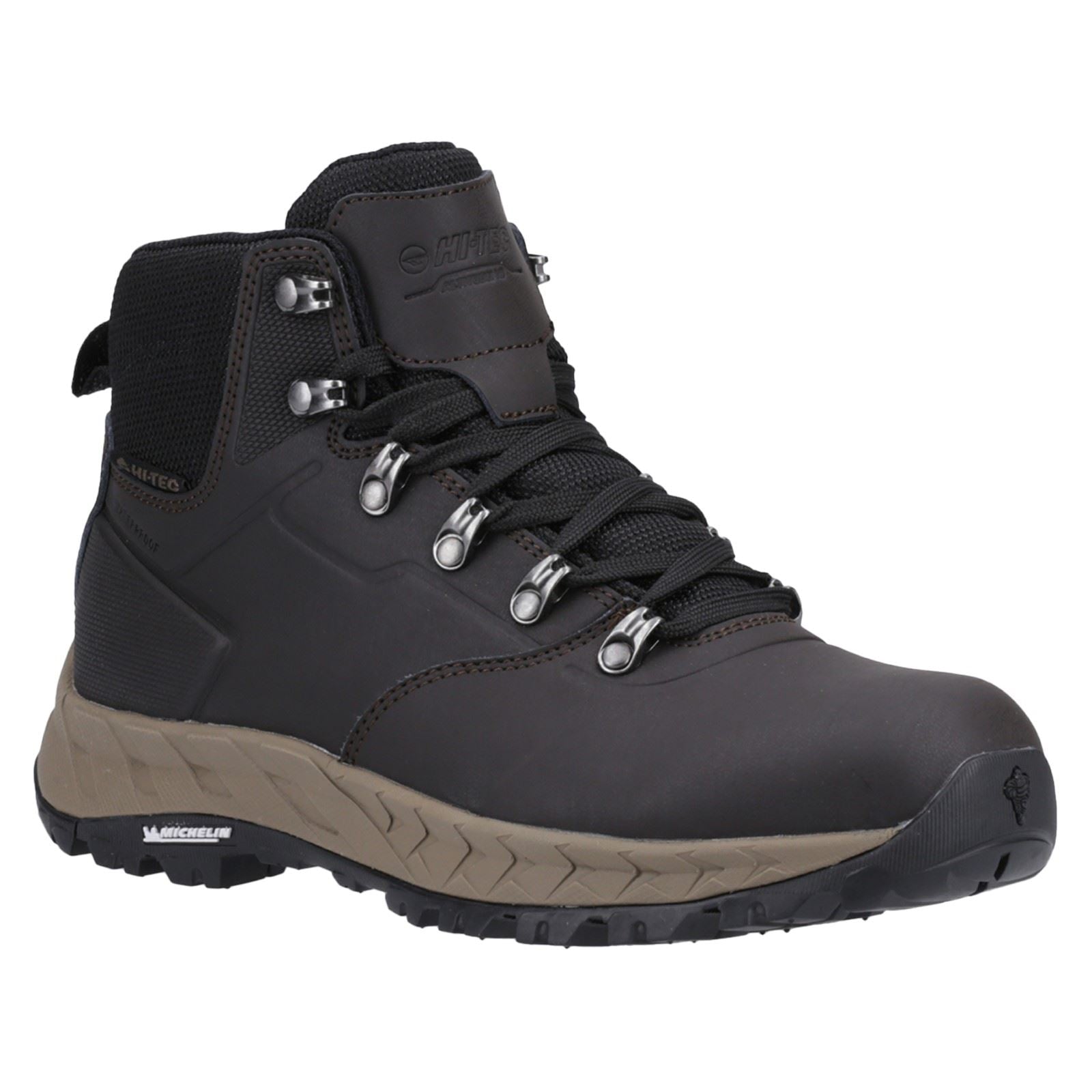 Hi-Tec Altitude VII WP Leder/Polyester Herren Wanderschuhe In Schokoladenfarbe