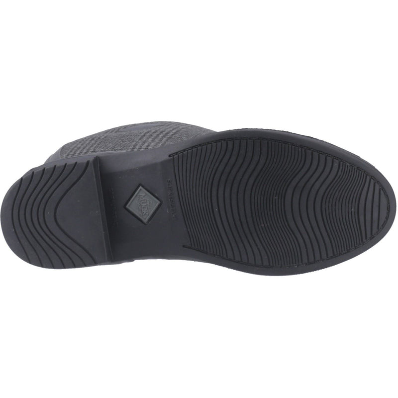 Muck Boots Derby Tall Damen Winterstiefel aus Gummi Schwarz/Kariert Kniehoch