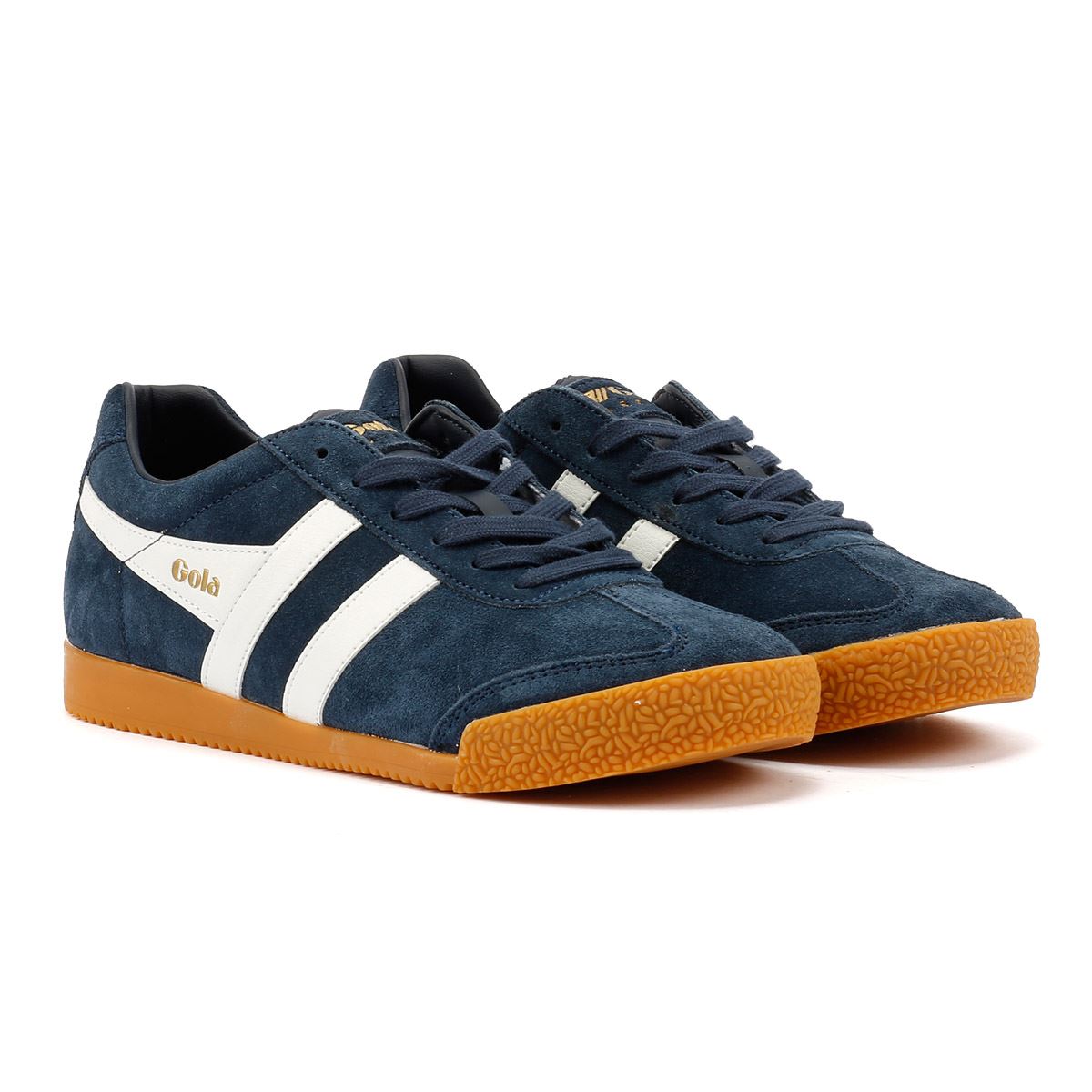 Gola Harrier Damen Wildleder Sneaker In Blau