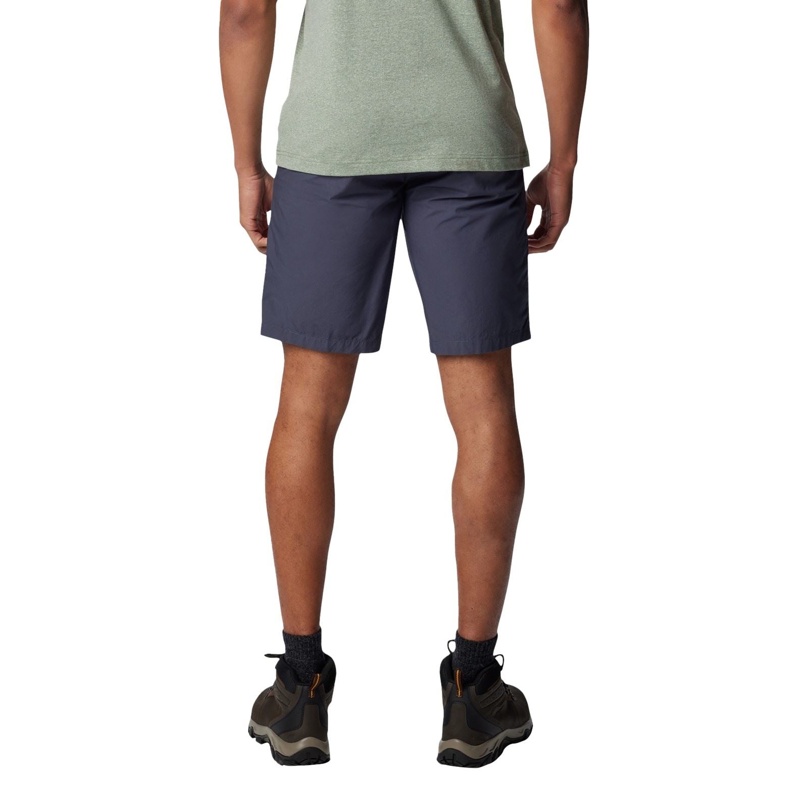 Columbia Washed Out Baumwoll Männer Kurze Blaue Shorts Bis Zum Knie