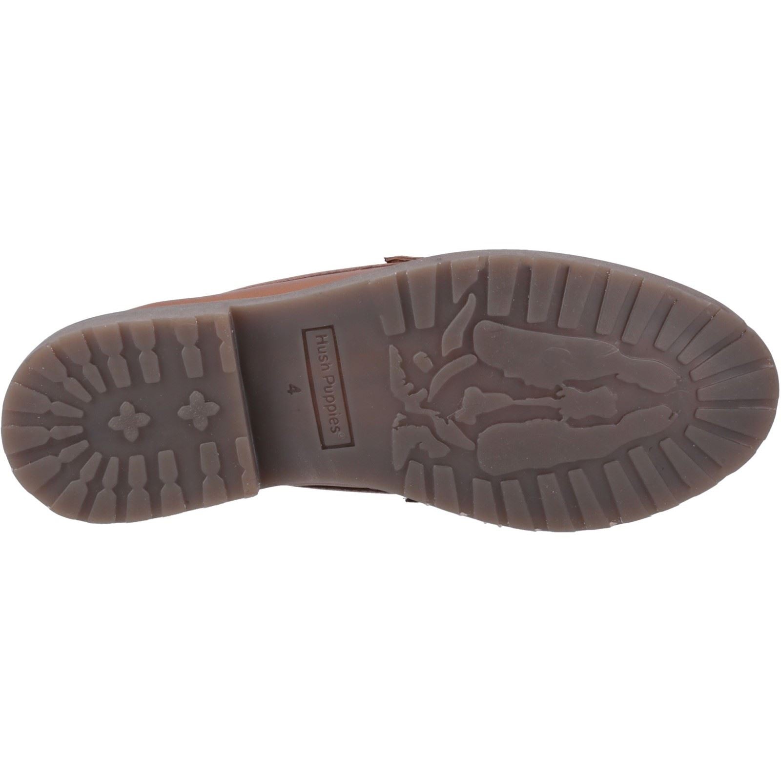 Hush Puppies Verity Snaffle Leder Damen Tan Loafers