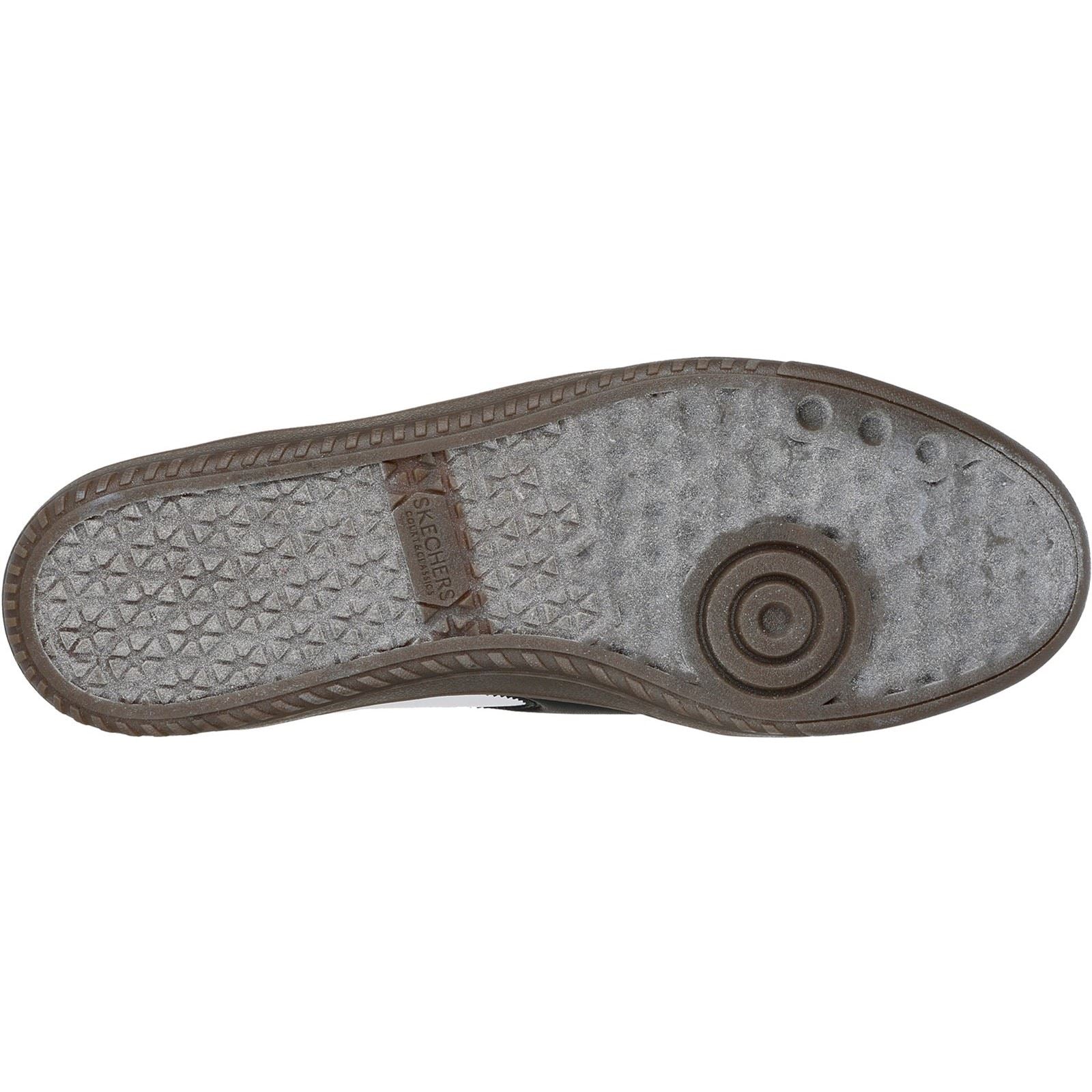Skechers Hotshot Pyke Synthetische Herren Sneaker In Weiß/Schwarz