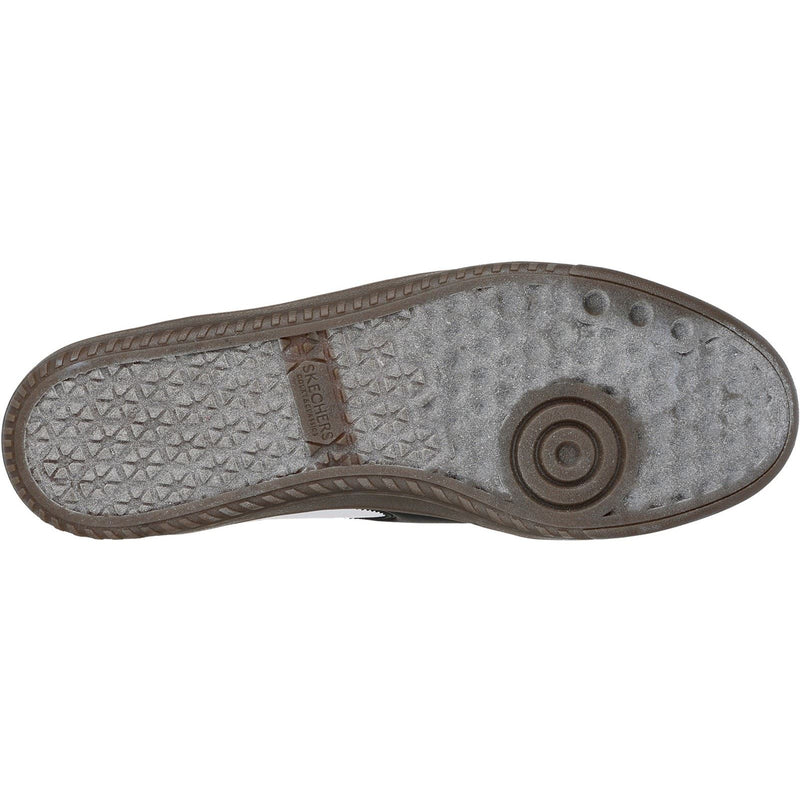 Skechers Hotshot Pyke Synthetische Herren Sneaker In Weiß/Schwarz