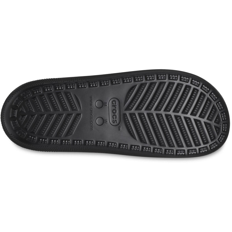 Crocs Classic Slide Thermoplastische Schwarze Schieber