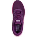 Skechers Go Run Consistent 2.0 Fast Pace Textile Damen Pflaume Sneakers