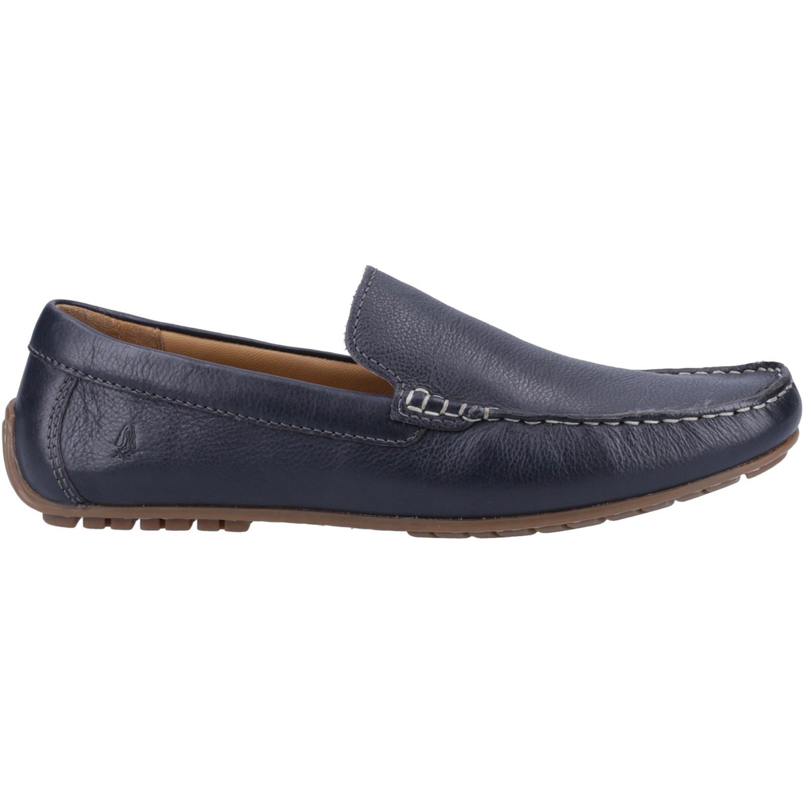 Hush Puppies Ralph Leder Herren Dunkelblaue Bootsschuhe