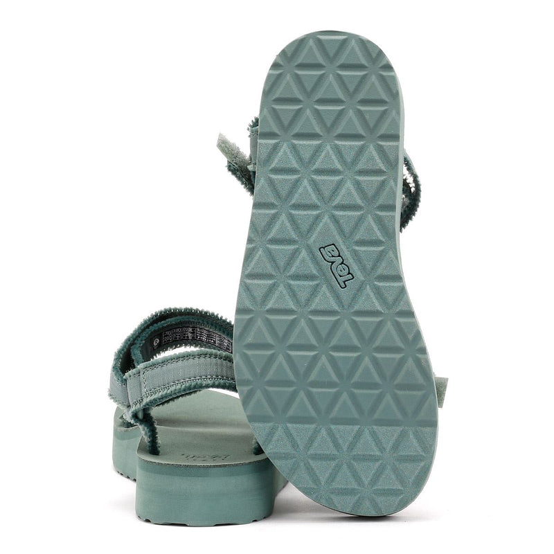 Teva Midform Universal Canvas Damen Sandalen In Grün