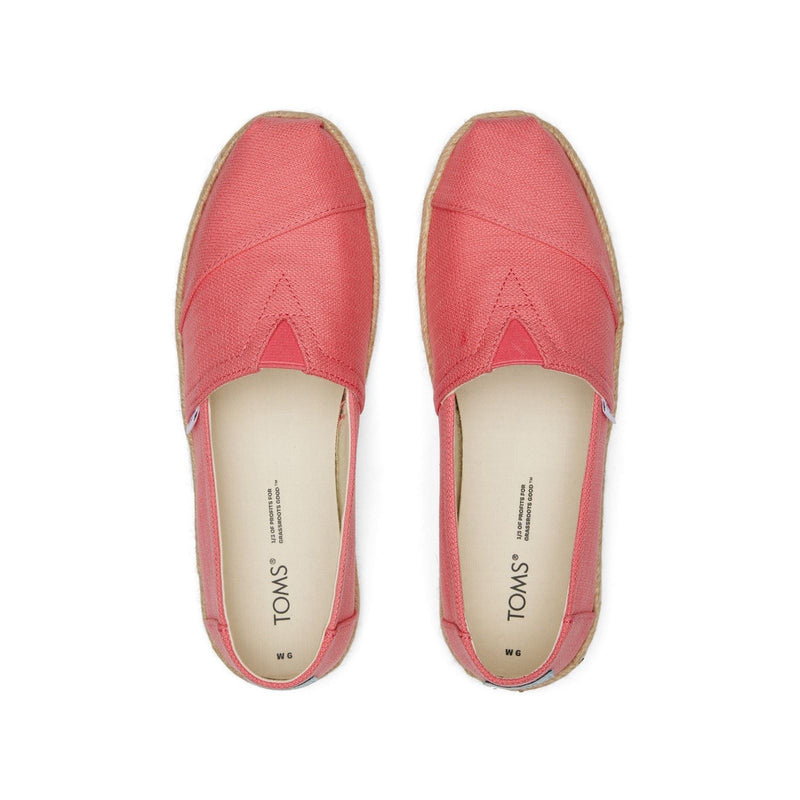 TOMS Alpargata Rope Damen-Pfirsich-Espadrilles Aus Lyocell