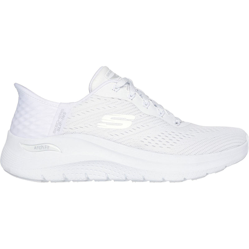 Skechers Arch Fit 2.0 Easy Chic Textiler Damen Sneaker In Weiß
