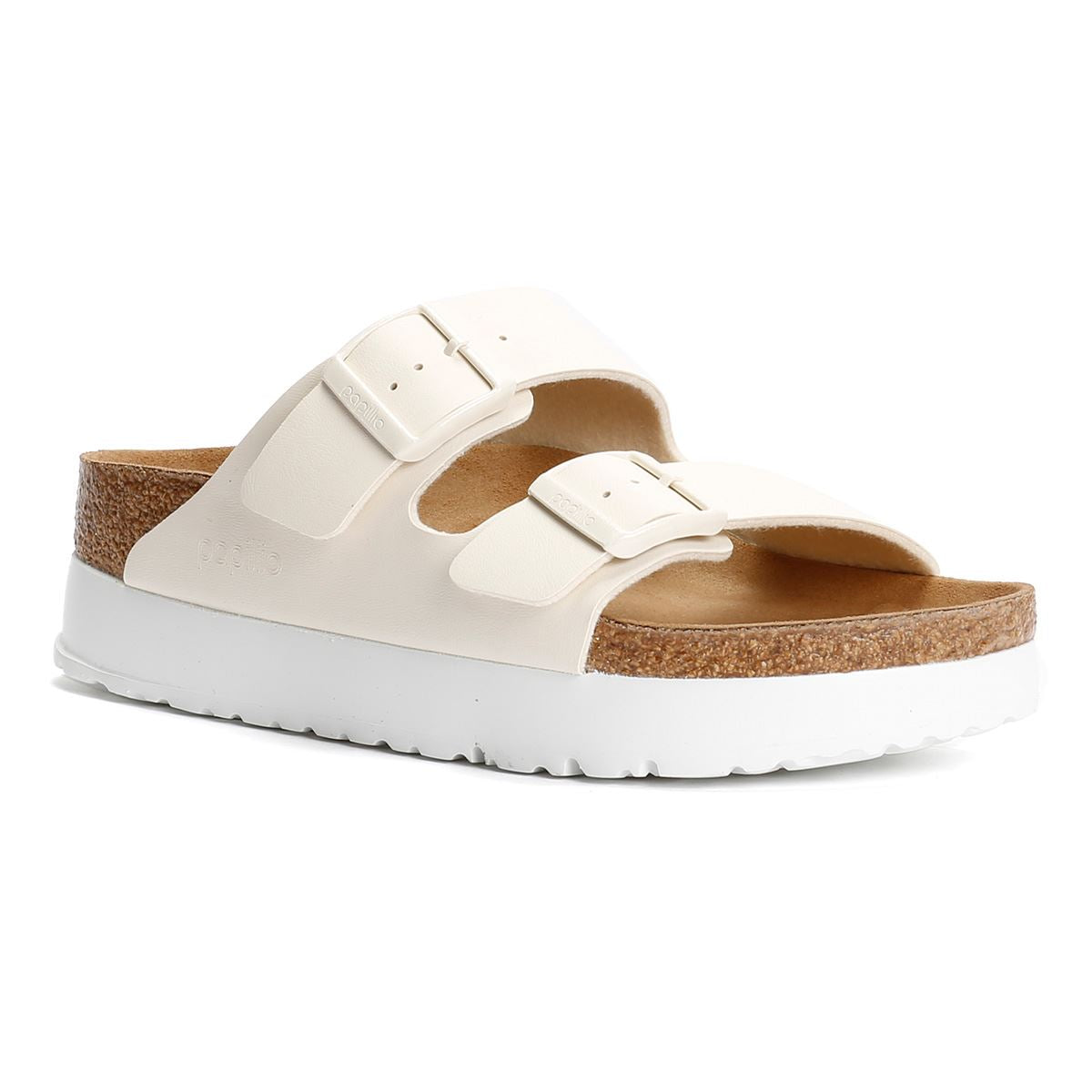 Birkenstock Arizona Flex Narrow Fit Damen Weiße Sandalen