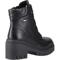 Pod Winona Leder Damen Schwarze Stiefel