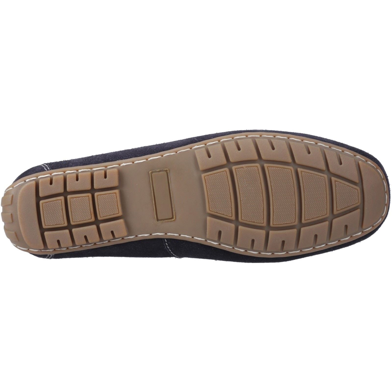 Hush Puppies Ralph Suede Herren Lederslipper In Marineblau