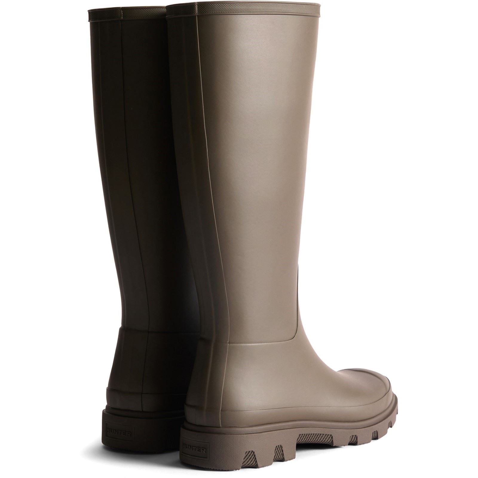 Hunter Downpour Tall Boot Gummi Herren Schokoladenbraune Gummistiefel