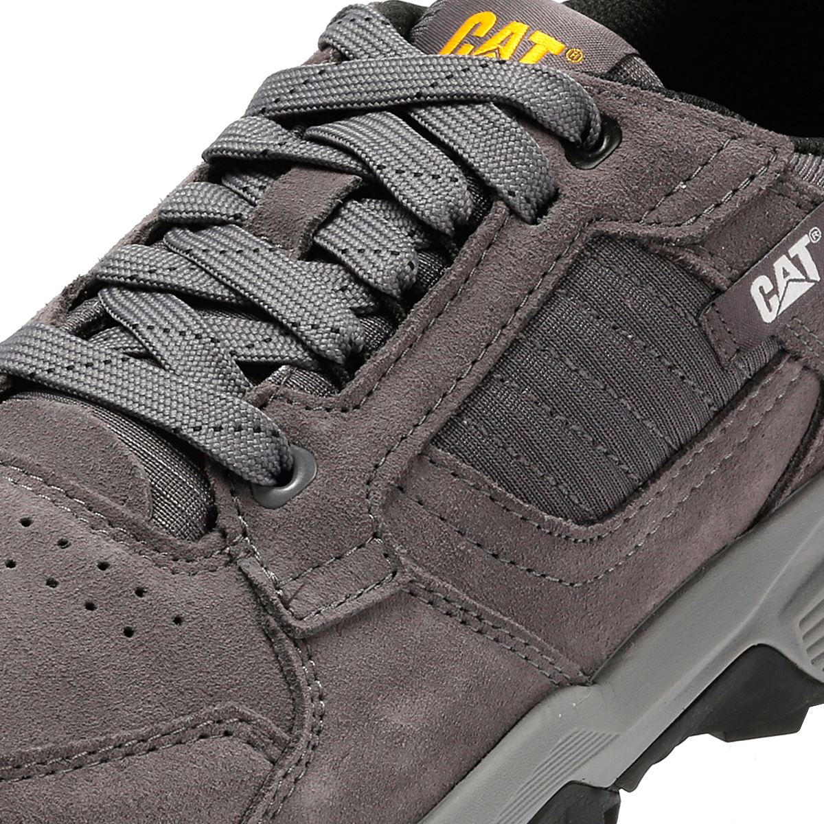 Caterpillar Grapple Wildleder Herren Graue Sneakers
