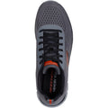 Skechers Track Leshur Herren Sneaker aus Polyester in Anthrazit/Orange