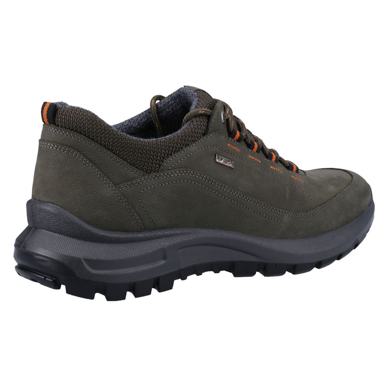 Cotswold Dumbleton Leder Herren Khaki Schnürschuhe