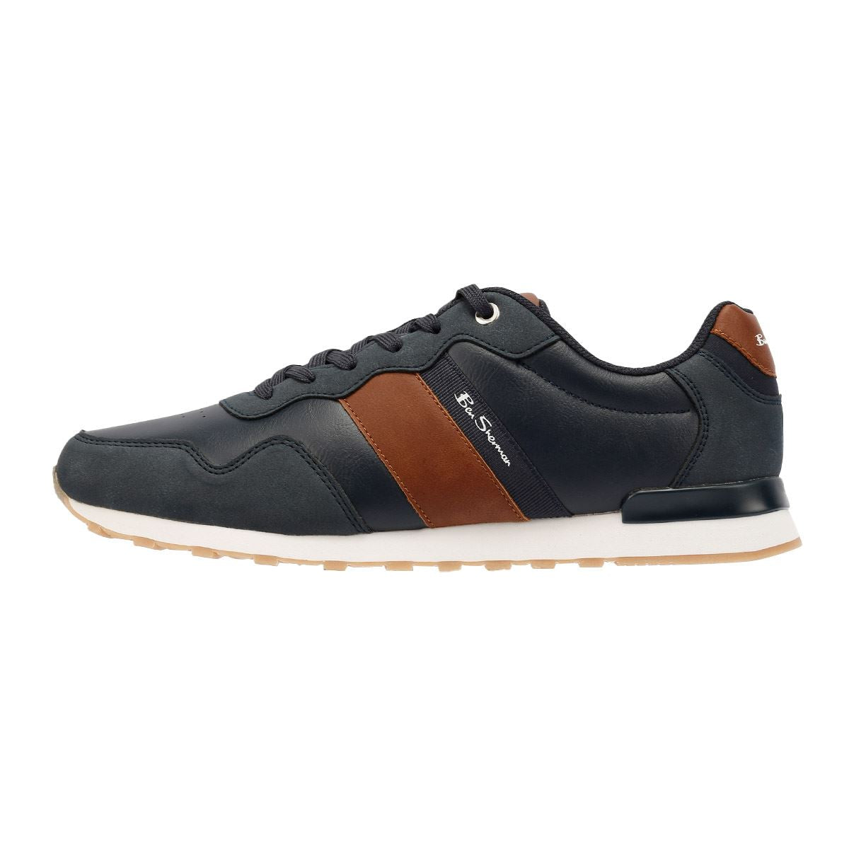 Ben Sherman Owen Retro Herrenblaue Turnschuhe