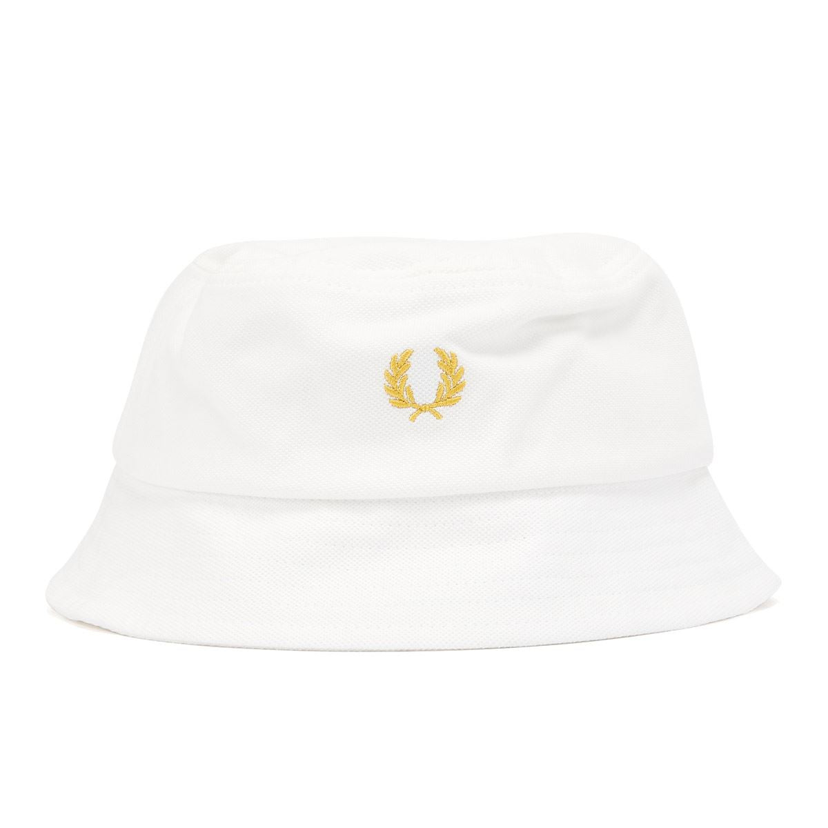 Fred Perry Pique Baumwollweiße Fischerhüte