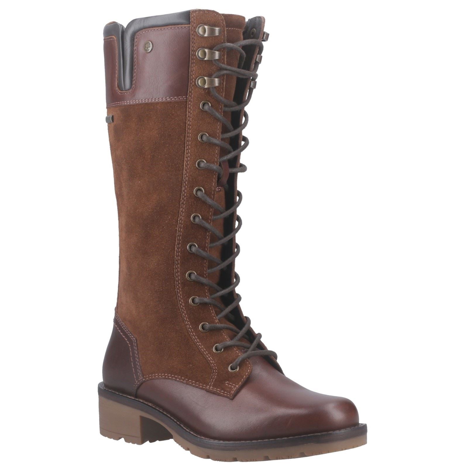 Hunter Skye Tall Boot Damenstiefel Aus Braunem Leder
