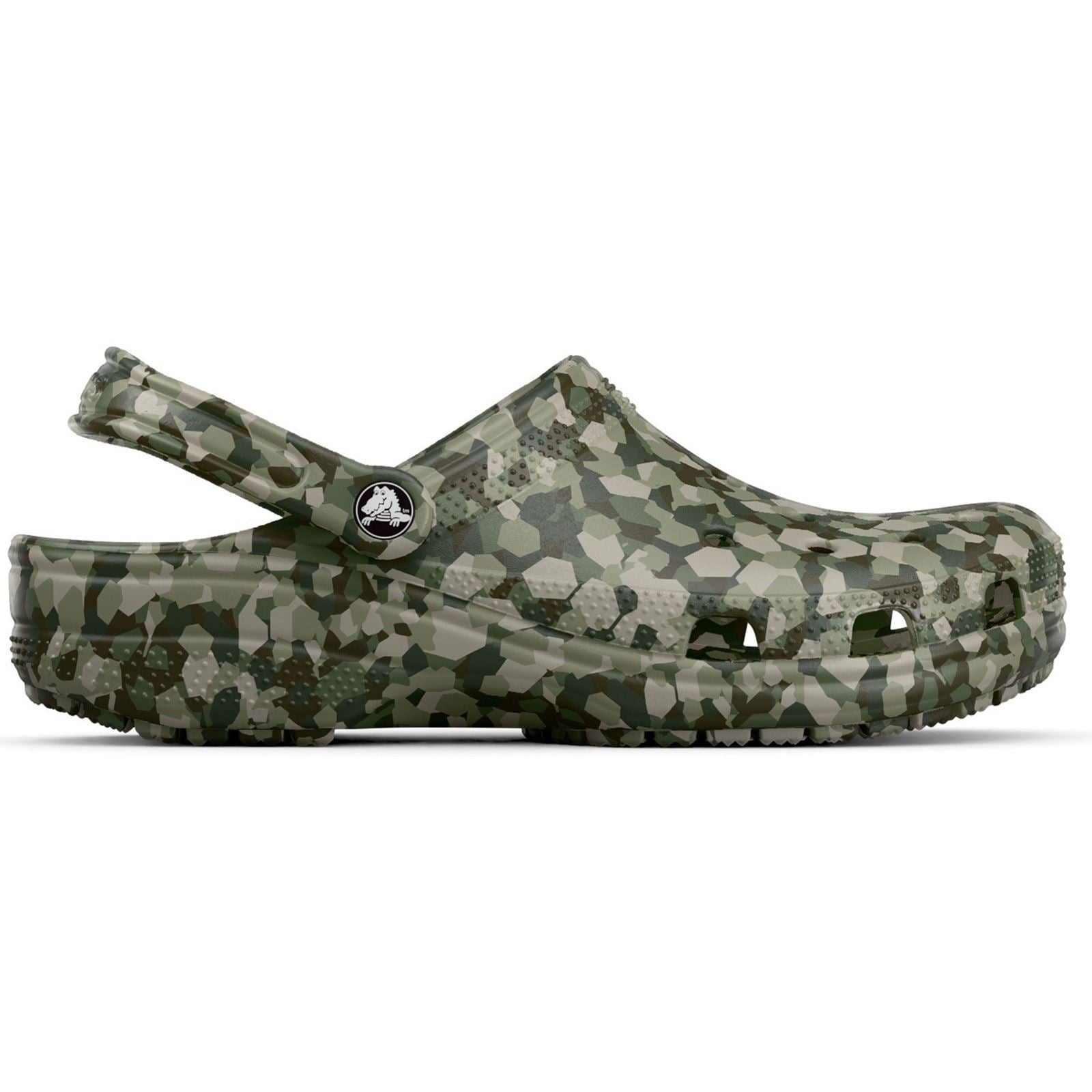 Crocs Classic Confetti Eva Herren Army Grün Clogs
