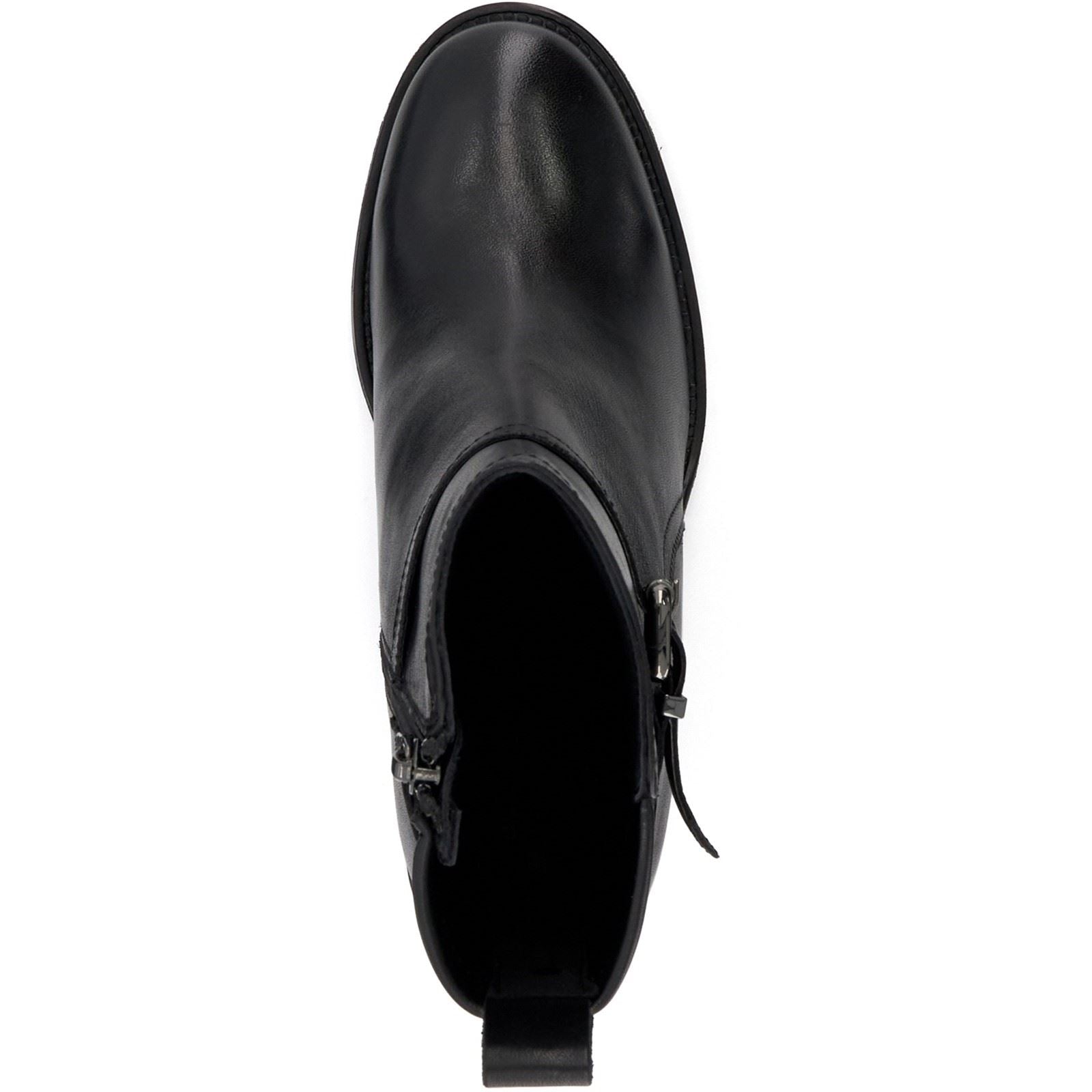 Dune Prance Damenlederstiefel In Schwarz