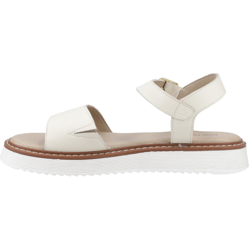 Hush Puppies Cassie Nubuk Damen Sandalen In Creme
