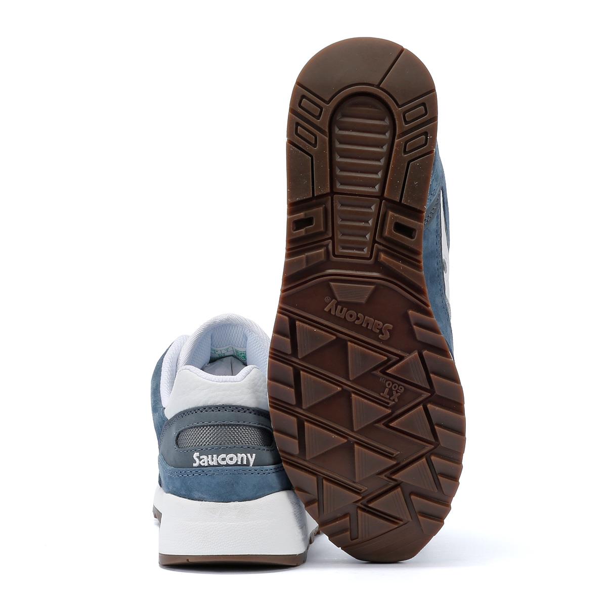 Saucony Shadow 6000 Marineblau/Weiße Wildleder-Sneakers