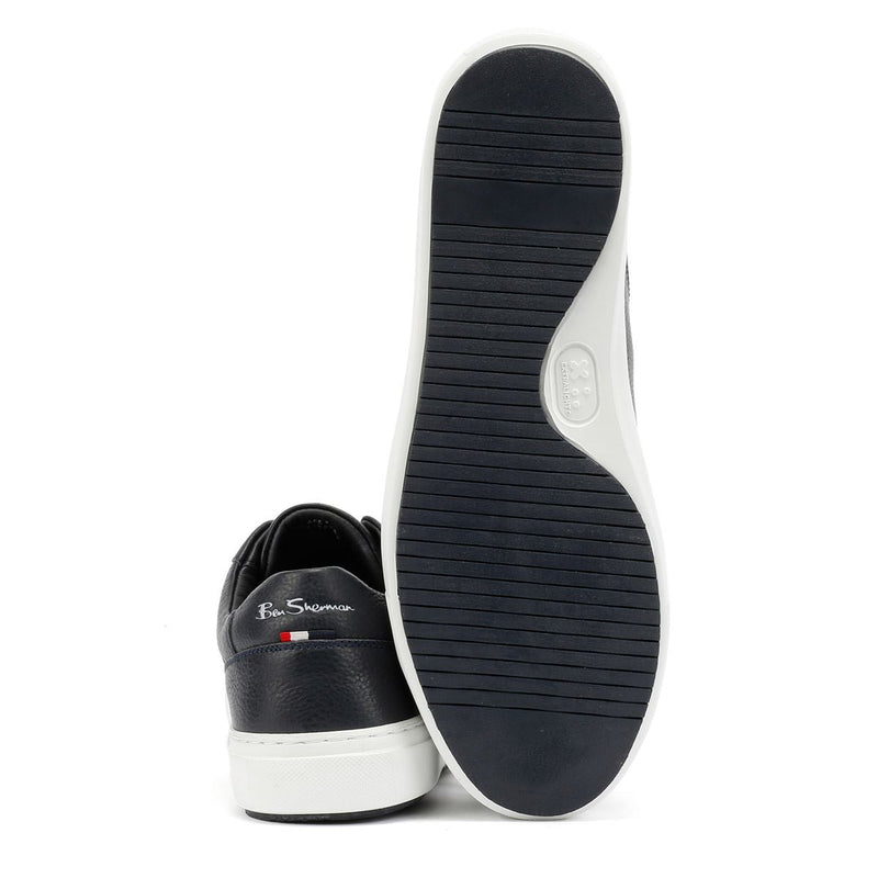 Ben Sherman Ace Cupsole Herrenblaue Ledersneaker