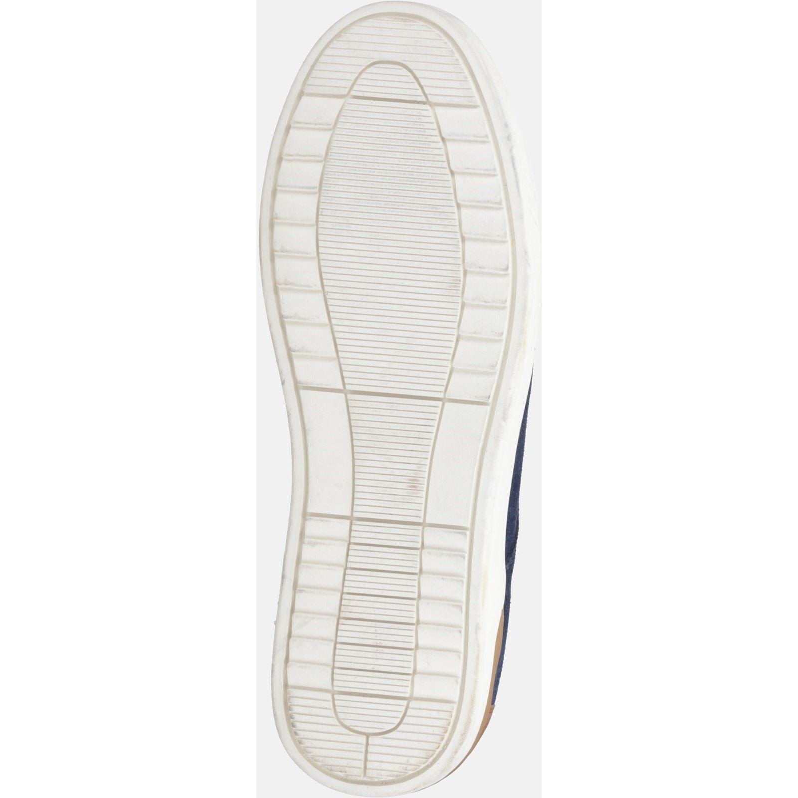 Hush Puppies Joey Herren Wildleder Halbschuhe In Marineblau Mit Schnürung