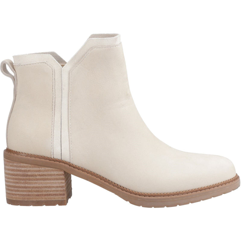 TOMS Hailey Leder Damen Beigefarbene Stiefel