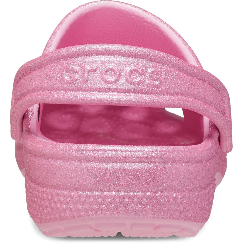 Crocs Classic Glitter Thermoplastische Rosa Tweed Glitzer Slipper