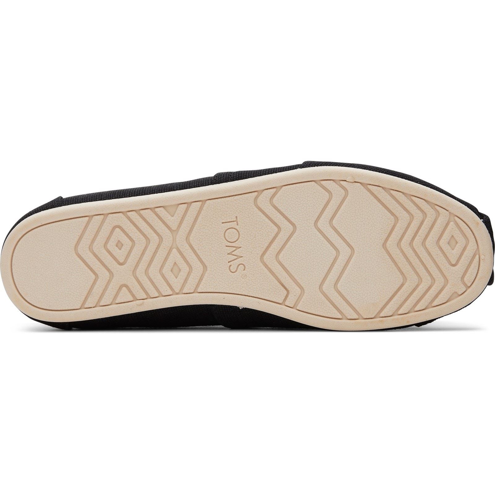 TOMS Alpargata Classic Baumwoll Herren Schwarze Espadrilles