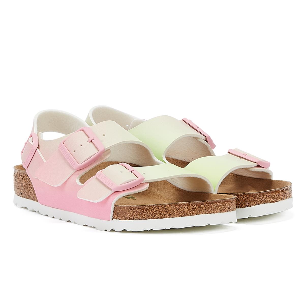 Birkenstock Milano Birko Flor Sport Ombre Damen Rosa Sandale