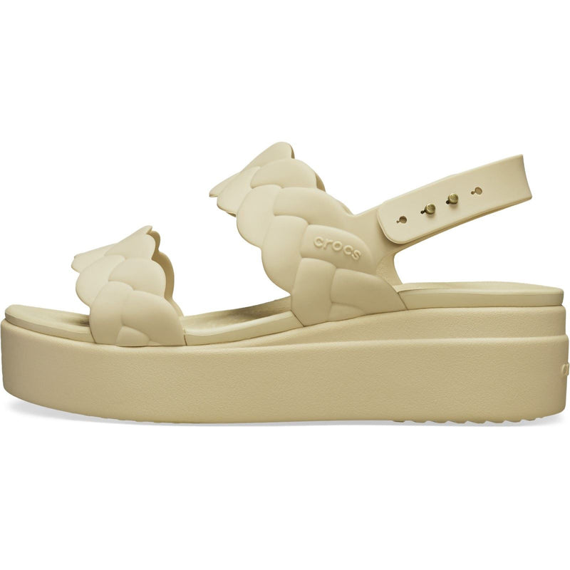 Crocs Brooklyn Woven Thermoplastische Damen Chai Sandalen