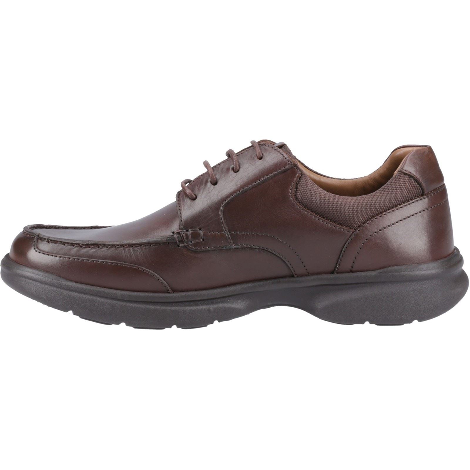 Hush Puppies Hugh Herren Schnürschuhe Aus Braunem Leder