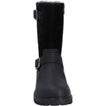 Hunter Ness Damenlederstiefel In Schwarz