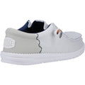 HEYDUDE Wally Funk Open Mesh Herren Weiße Bootsschuhe