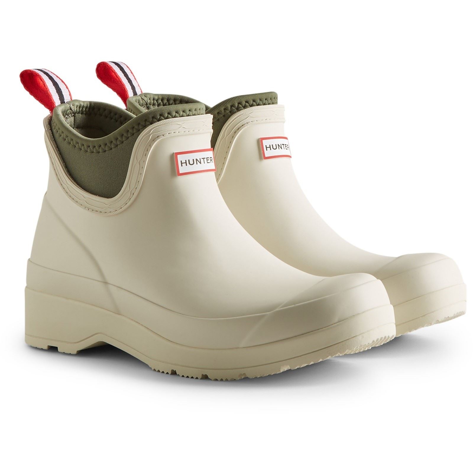 Hunter Play Chelsea Gummistiefel Für Damen In Schattiertem Weiß