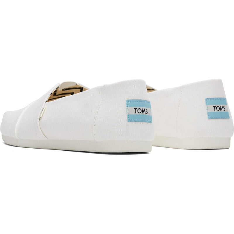 TOMS Alpargata 100% Baumwolle Herren Espadrilles In Weiß