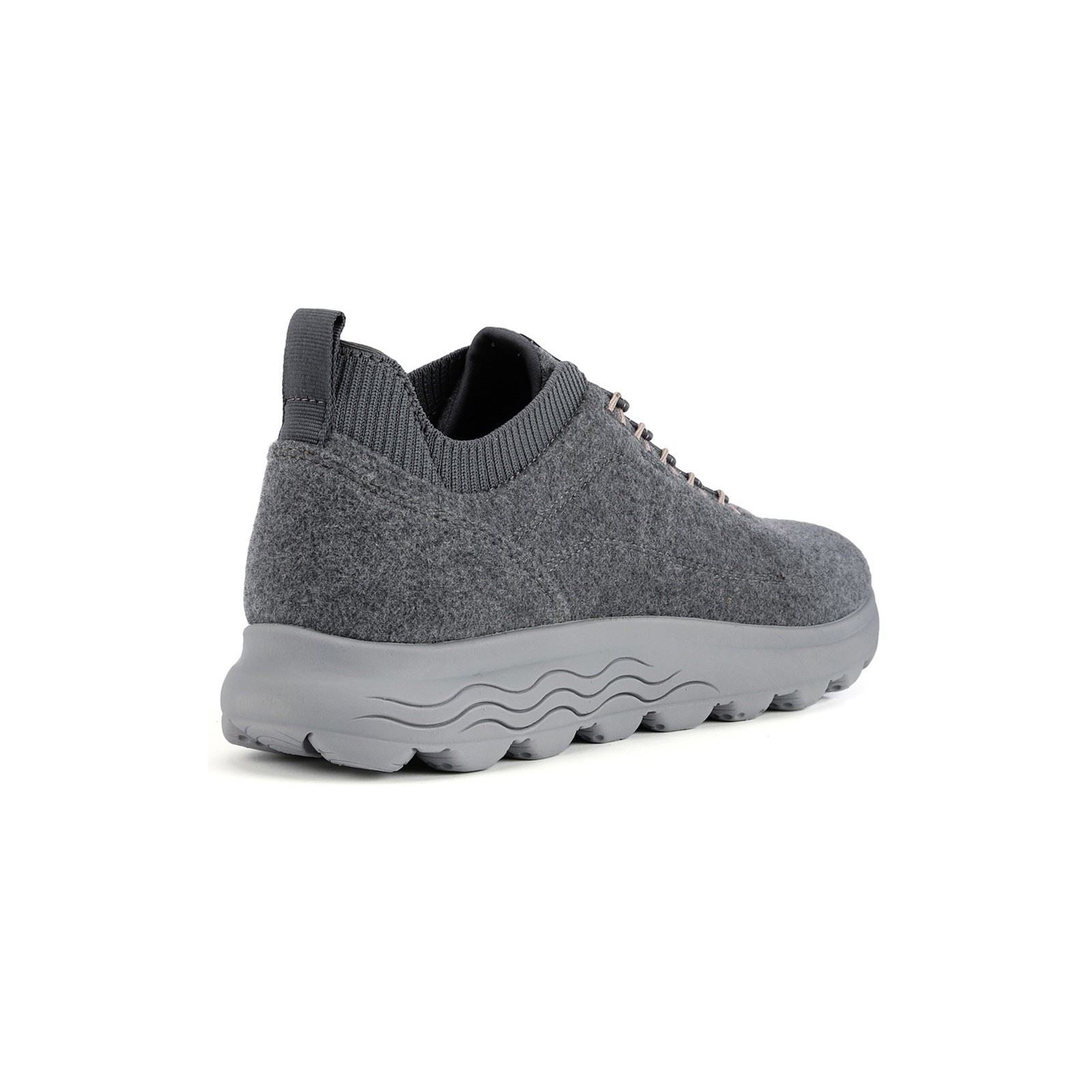 Geox D Spherica A Wollmischung Damen Anthrazit Sneakers
