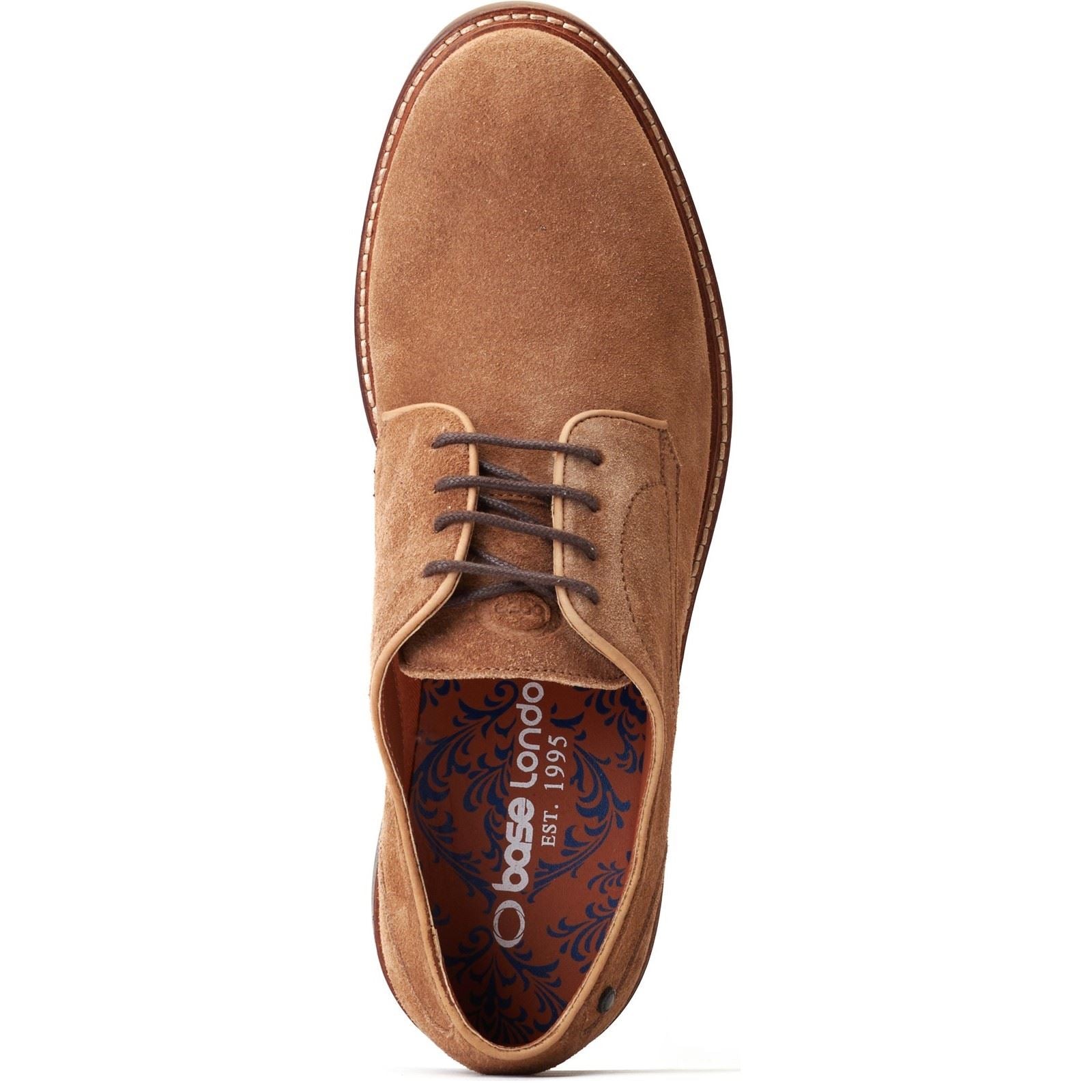 Base London Mawley Leder Herren Ingwer Oxford Schuhe