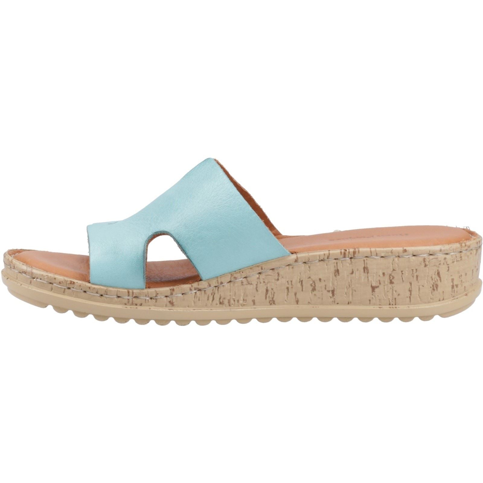 Hush Puppies Eloise Damen Sandalen Aus Leder In Aqua
