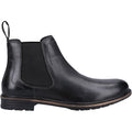 Hush Puppies Justin Chelsea Schwarze Farbe Herrenlederstiefel