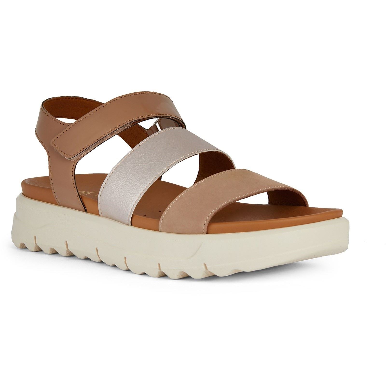 Geox D Xand 2.1S B Damen Nude Sandalen
